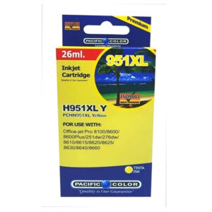 cartucho tinta pacific color hp951xl yellow