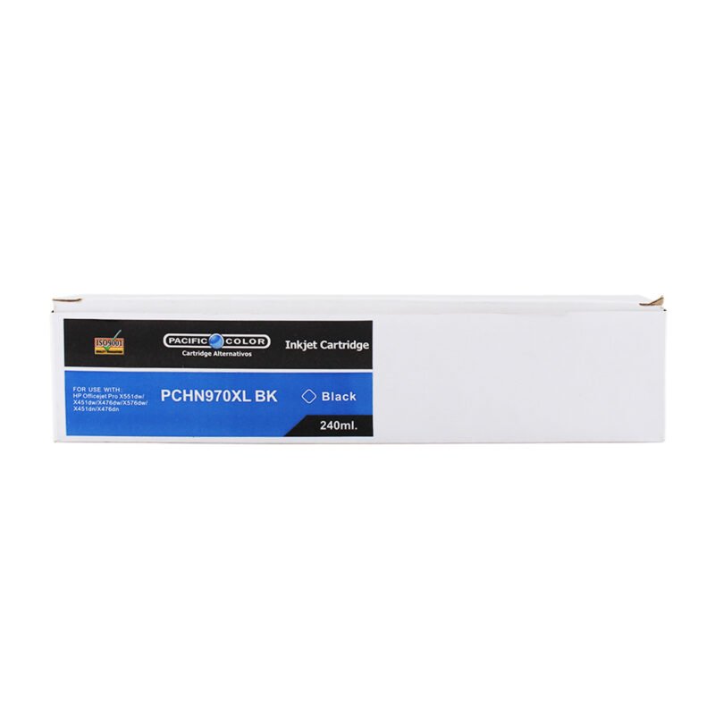 cartucho tinta pacific color compatible hp officejet pro x551dw/x451dw/x476dw/x576dw/x451dn/x476dn black