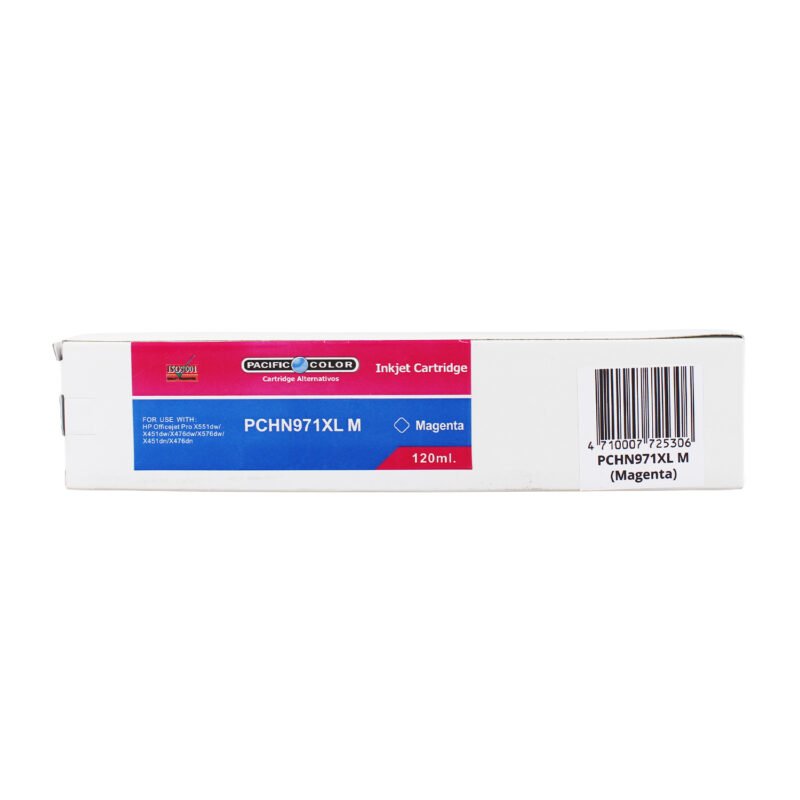 cartucho tinta pacific color compatible hp officejet pro x551dw/x451dw/x476dw/x576dw/x451dn/x476dn magenta — vista 2