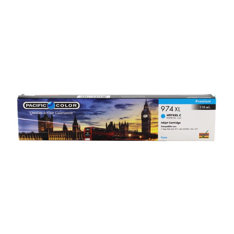 cartucho tinta pacific color compatible hp974xl cyan — vista 2