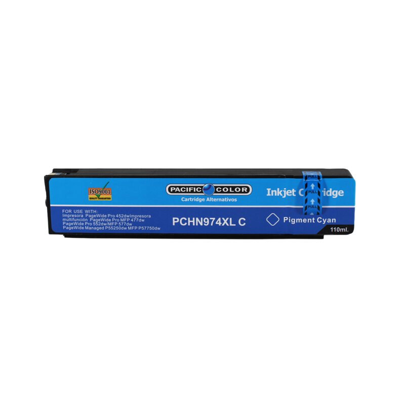 cartucho tinta pacific color compatible hp974xl cyan