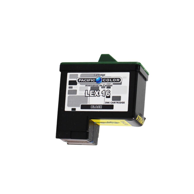 cartucho tinta pacific color compatible lexmark 16 15,5ml black — vista 2
