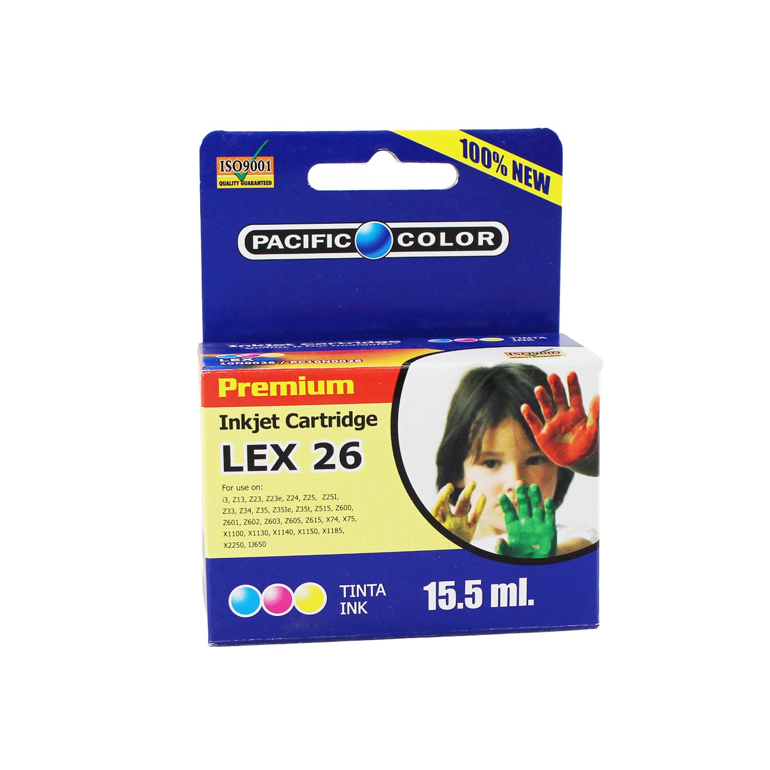cartucho tinta pacific color compatible lexmark 26 color 15,5ml cartucho tinta pacific color compatible lexmark 26 color 15,5ml
