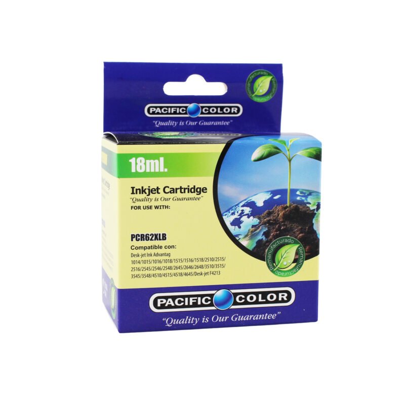 cartucho tinta pacific color reman eco 62 black