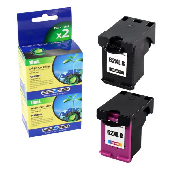 Pack Cartuchos Para Hp 62Bk