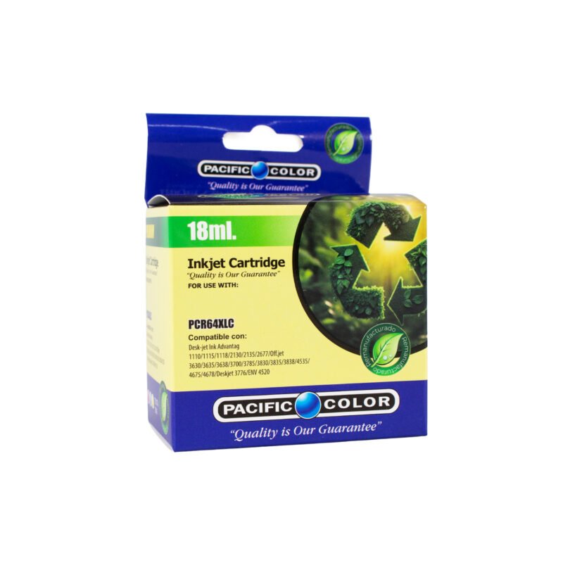 cartucho tinta pacific color reman eco 64 color