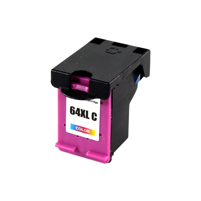 pack cartucho tinta pacific color reman compatible hp 64bk/64cl alto rendimiento — vista 3