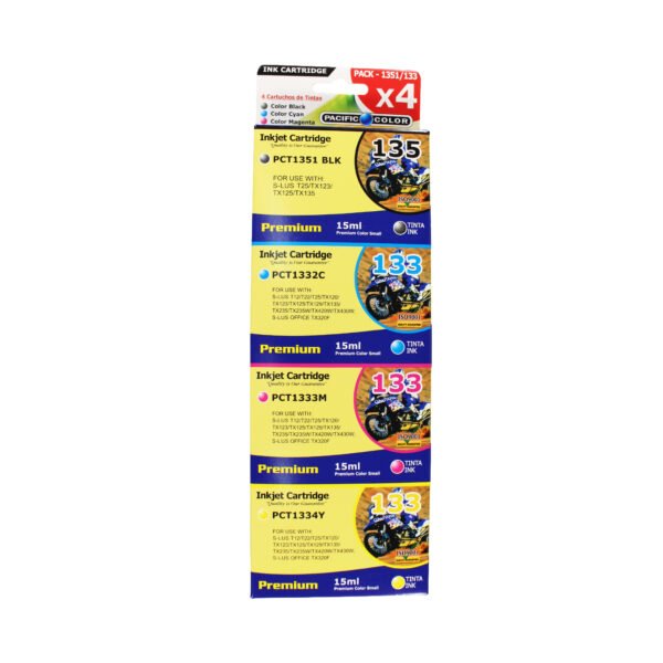 Pack Cartuchos Para Epson Pct1351