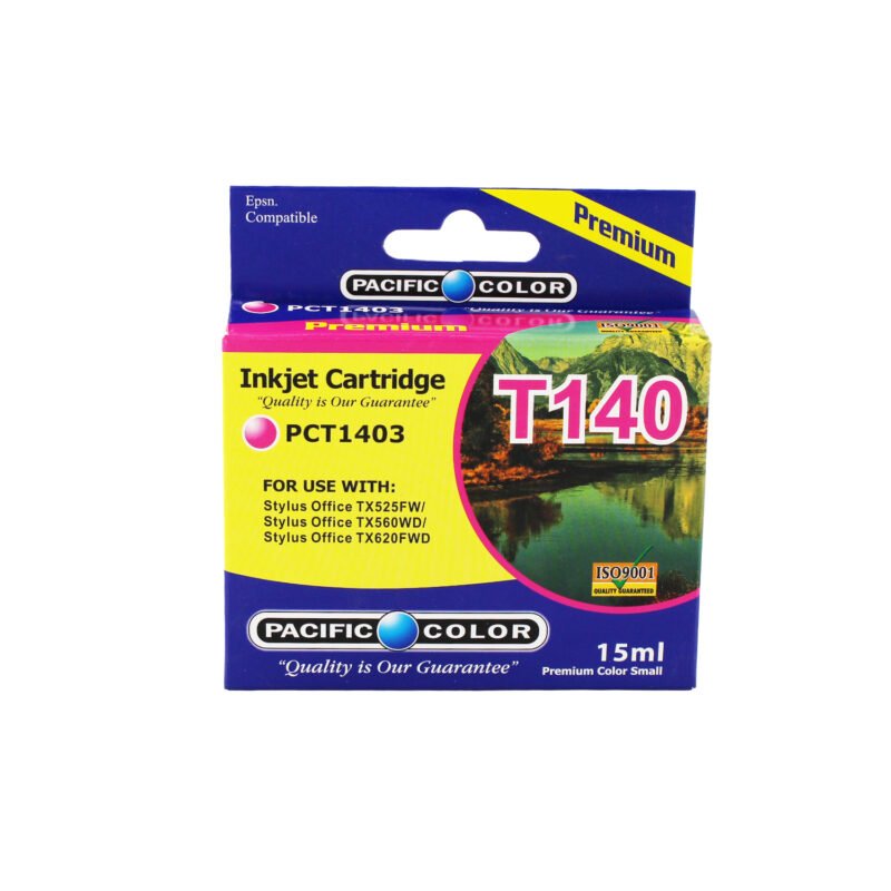 cartucho tinta pacific color compatible epson t140 magenta