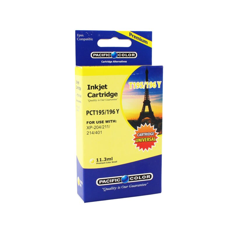 cartucho tinta pacific color compatible epson xp 20/101/104/201/204/401/workforce xp 2512/2532.