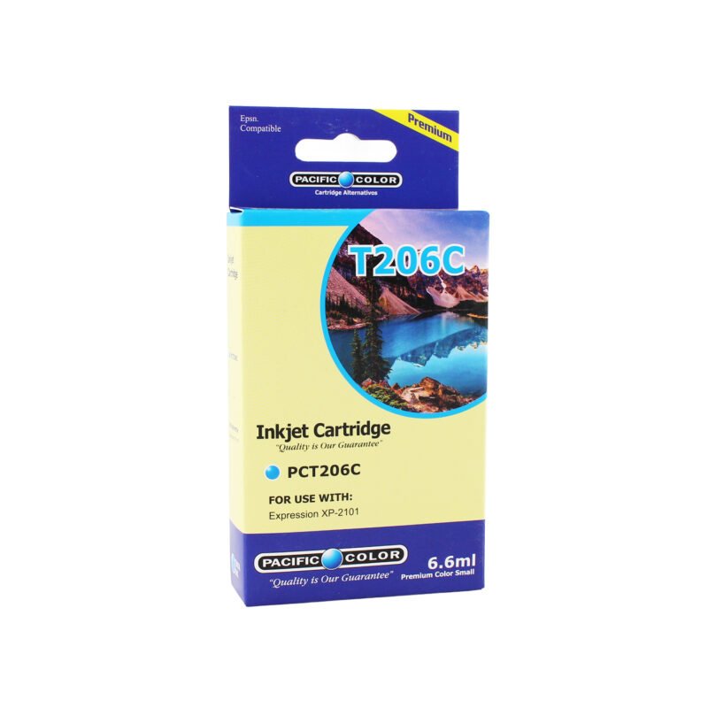 cartucho tinta pacific color compatiblecon epson multifuncional xp 2101 cyan