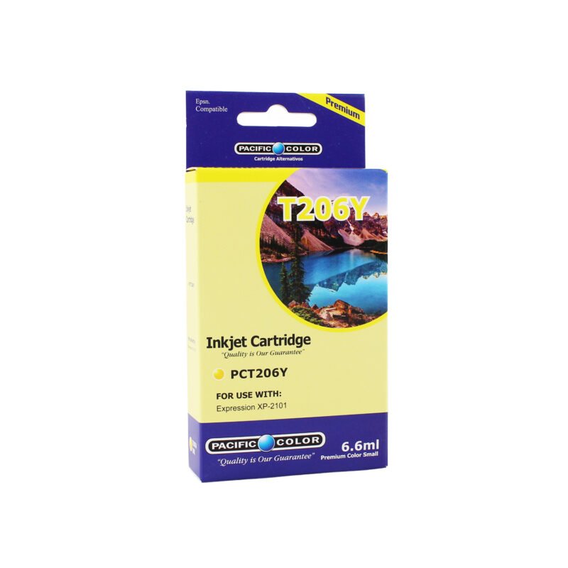 cartucho tinta pacific color compatible epson multifuncional xp 2101 yellow