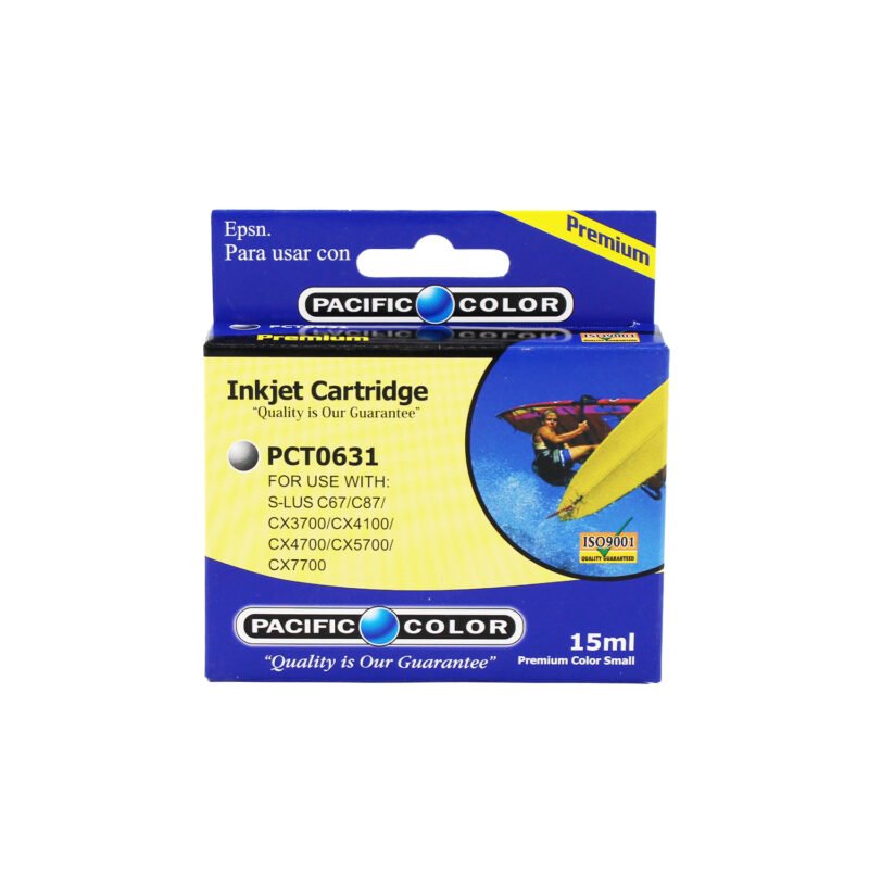 cartucho tinta pacific color compatible epson to 631 15ml black