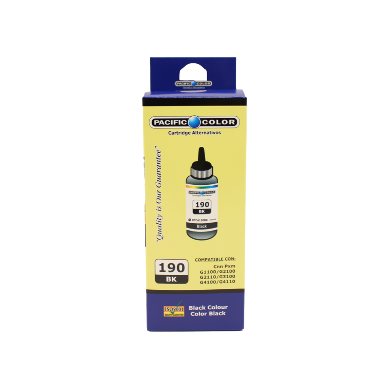 botella tinta pacific color compatible canon p/g1100/g2100/g3100 black — vista 3