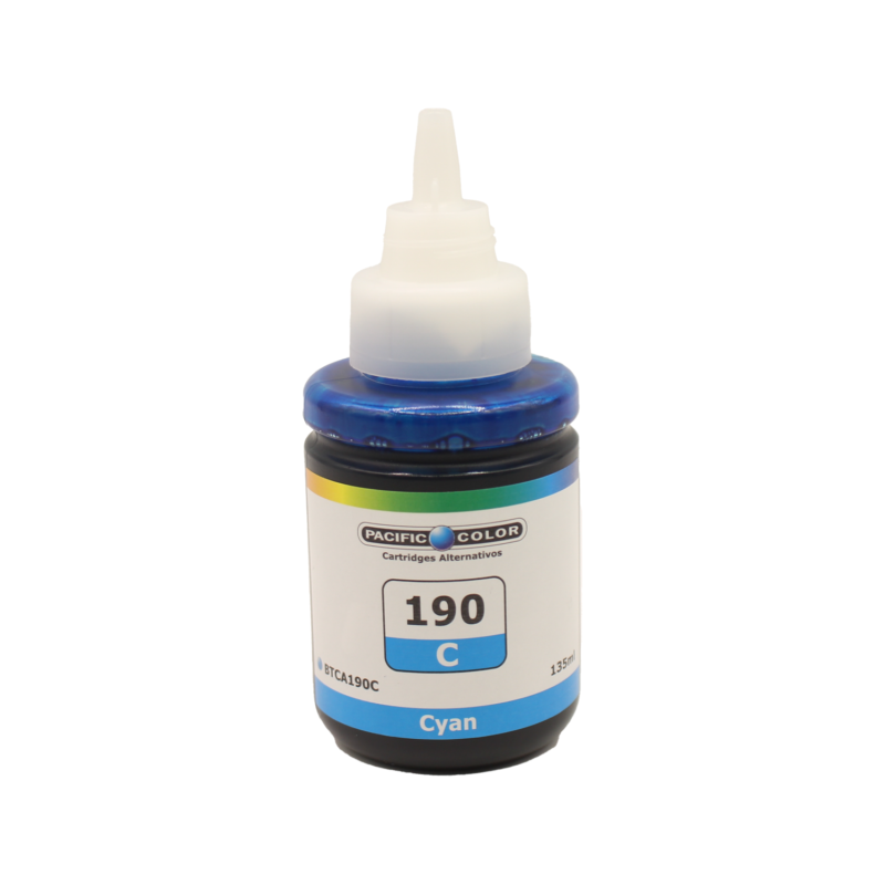 botella tinta pacific color compatible canon p/g1100/g2100/g3100 cyan — vista 2