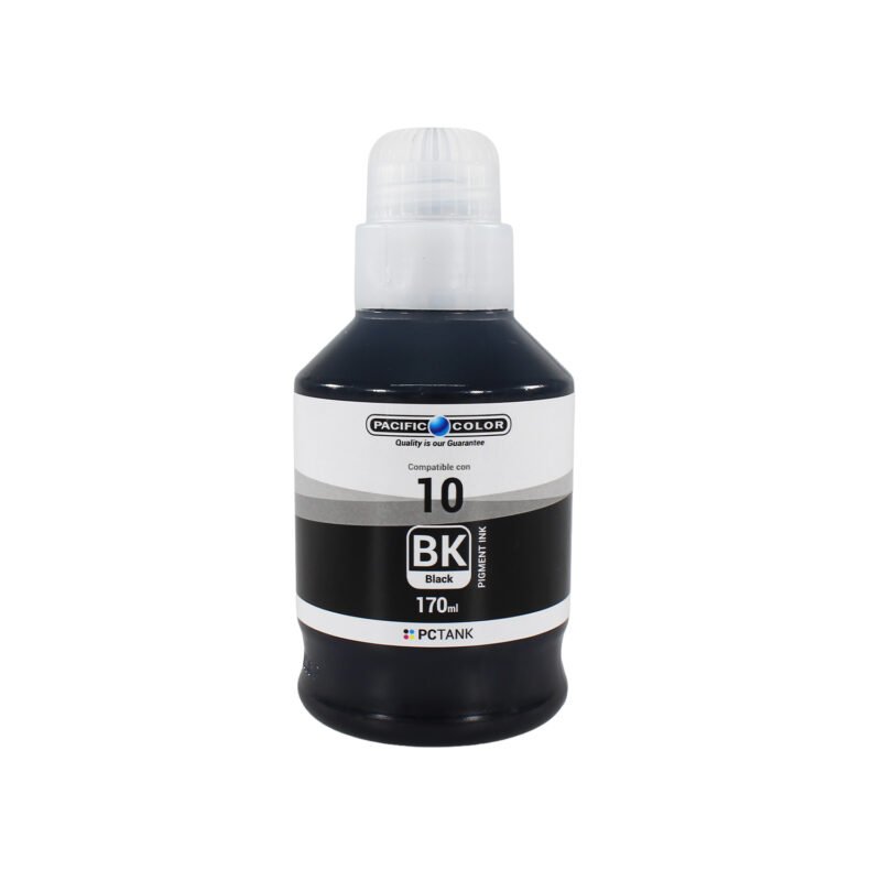 botella tinta pacific color compatible canon gi10 pigmentada black — vista 2