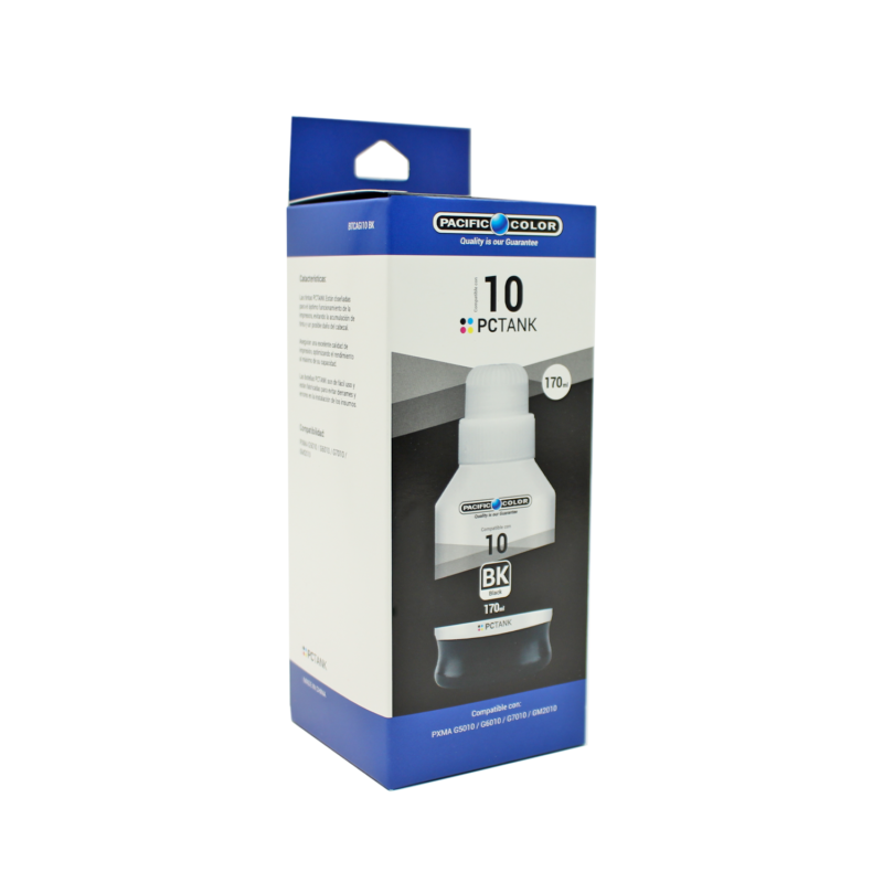 botella tinta compatible canon gi 10black black — vista 3