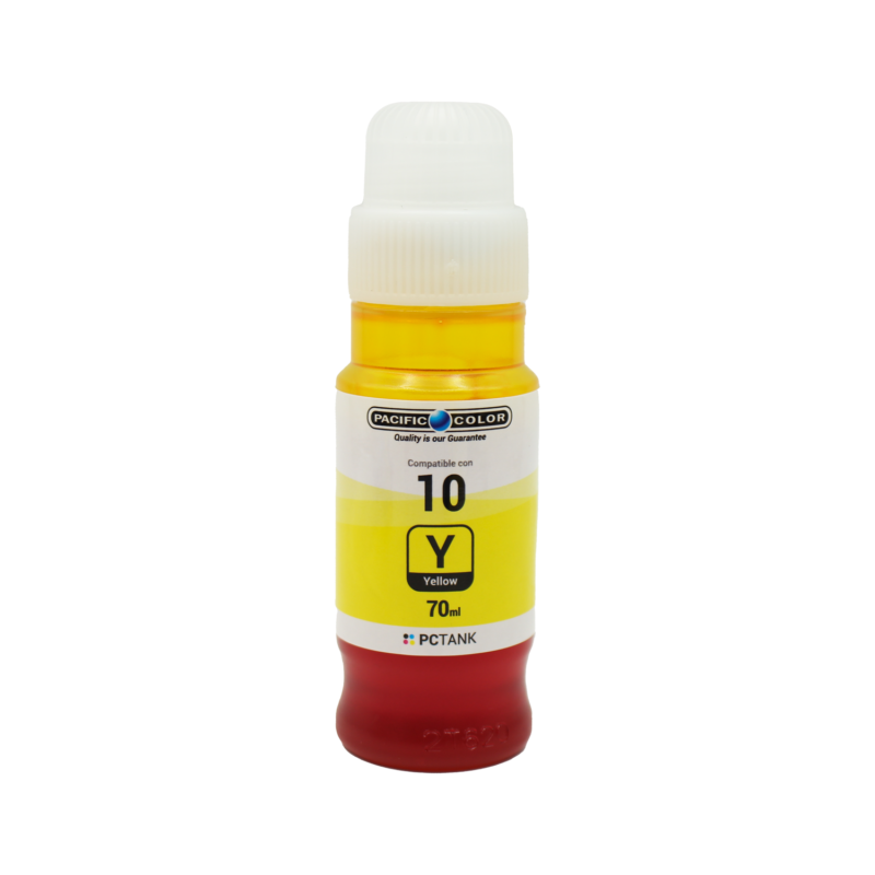 botella tinta compatible canon gi 10y yellow — vista 2
