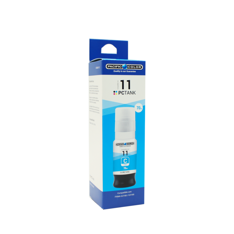 botella tinta compatible canon gi 11c cyan