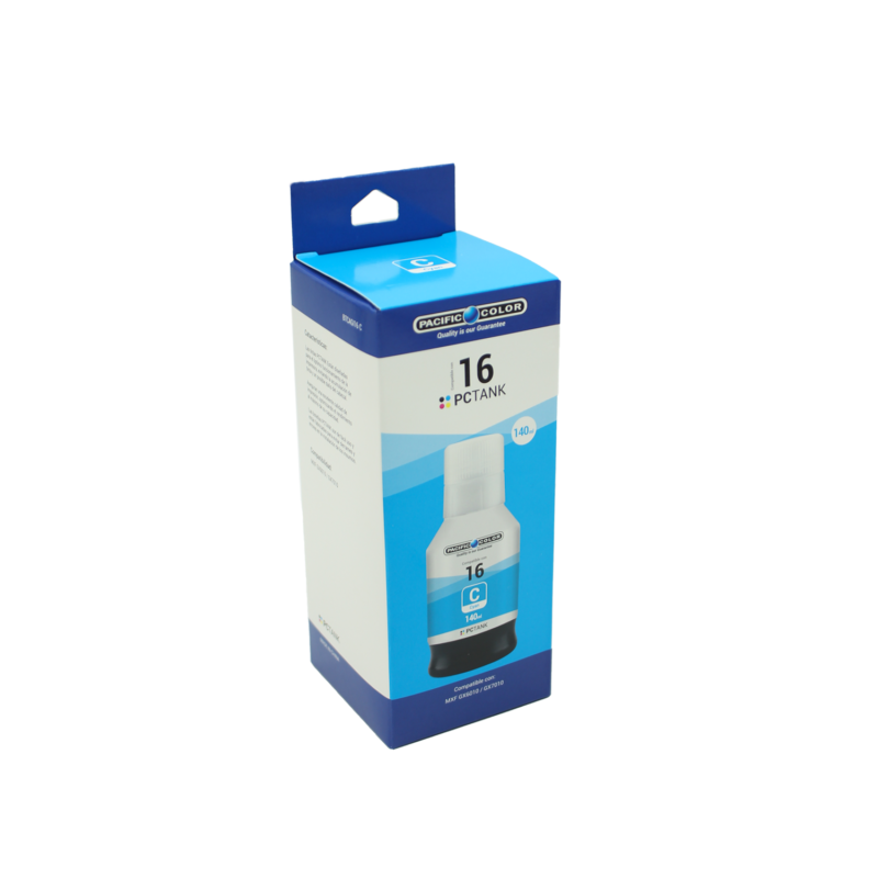 botella tinta pacific color compatible canon gi16 pigmentada cyan — vista 2