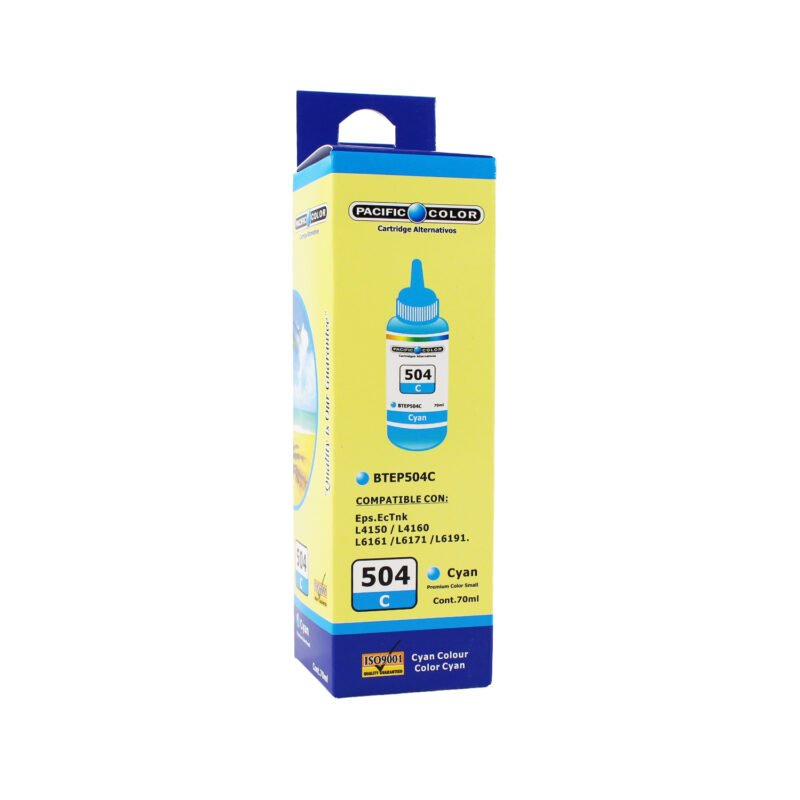 botella tinta pacific color compatible epson l6191 l4160 l6171 cyan