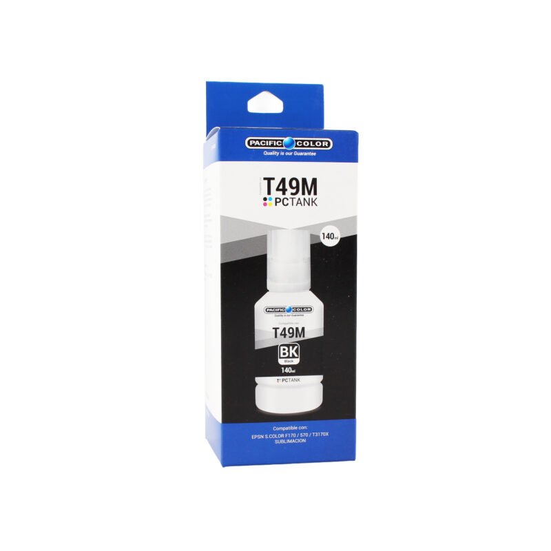 botella tinta pacific color compatible epson t49m black