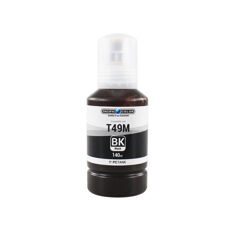 botella tinta pacific color compatible epson t49m black — vista 2