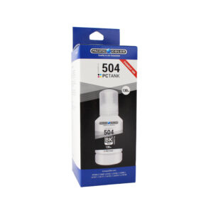 botella tinta pacific color compatible epson t504 pigmentada black