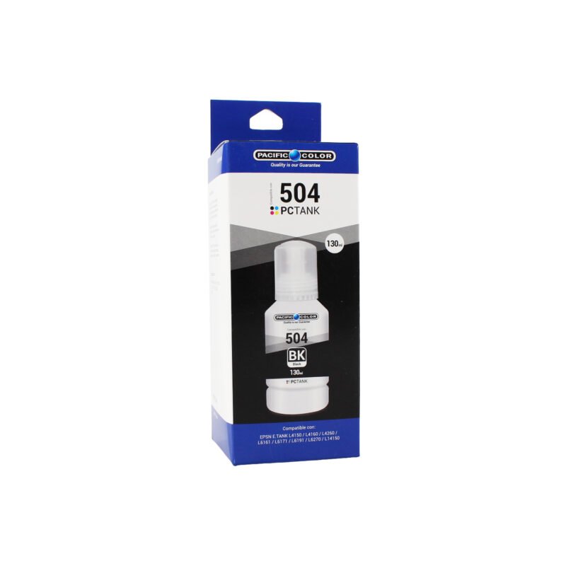 botella tinta compatible epson t504black black