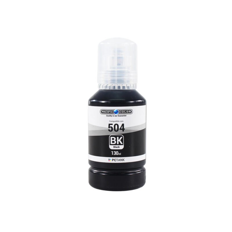 botella tinta compatible epson t504black black — vista 2