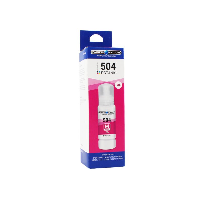 botella tinta compatible epson t504m magenta