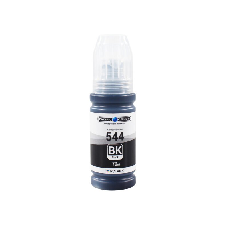 botella tinta compatible epson t544black black — vista 2