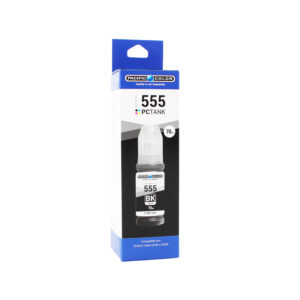 botella tinta pacific color compatible epson t555 black