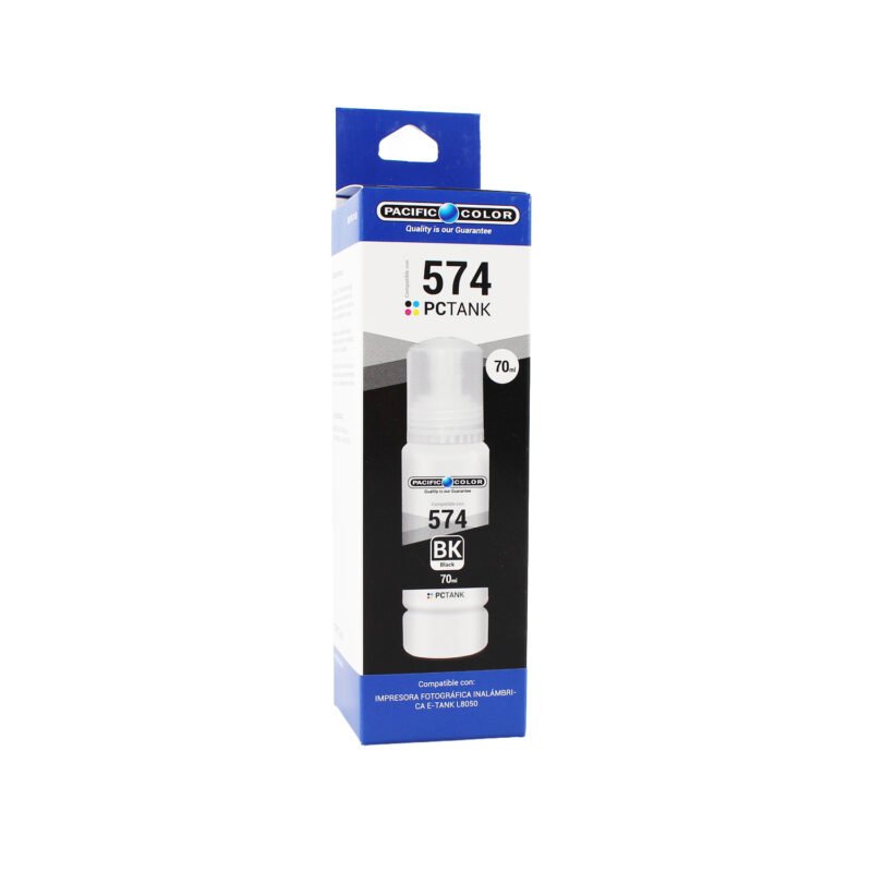 botella tinta compatible epson t574black black