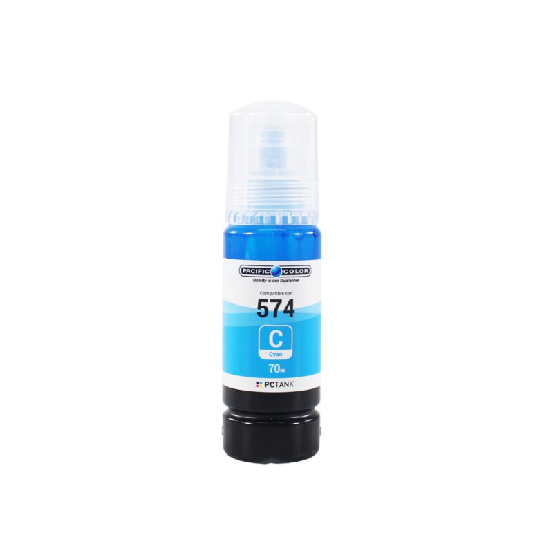 botella tinta compatible epson t574cyan cyan
