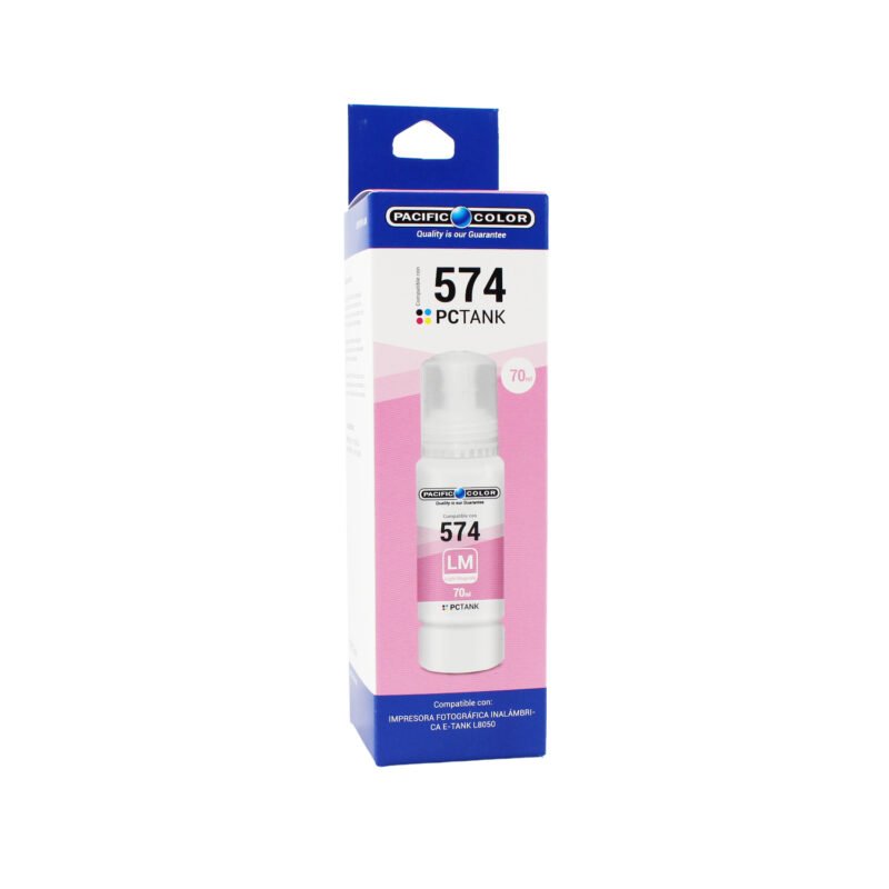 botella tinta compatible epson tt574lc lite magenta