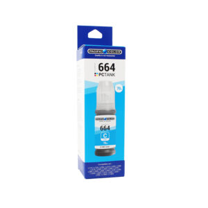 botella tinta compatible epson t664c cyan