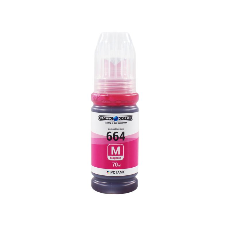 botella tinta compatible epson t664m — vista 2