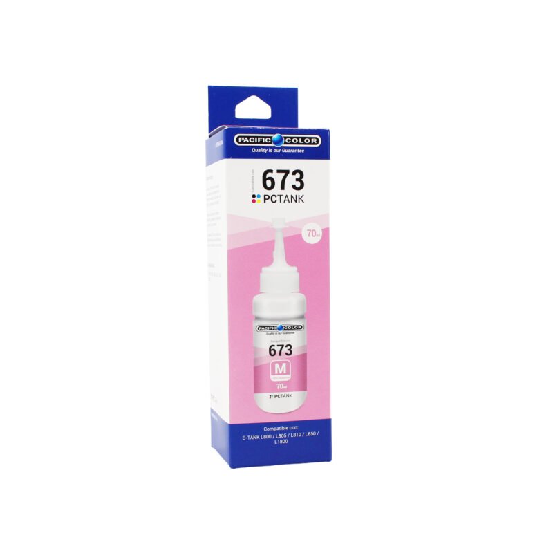 botella tinta compatible epson t6736lm light magenta