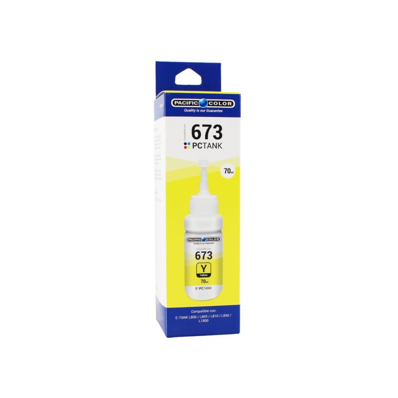 botella tinta compatible epson t6734y yellow — vista 2