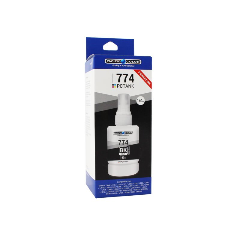 botella tinta pacific color compatible epson t7741 pigmentada black