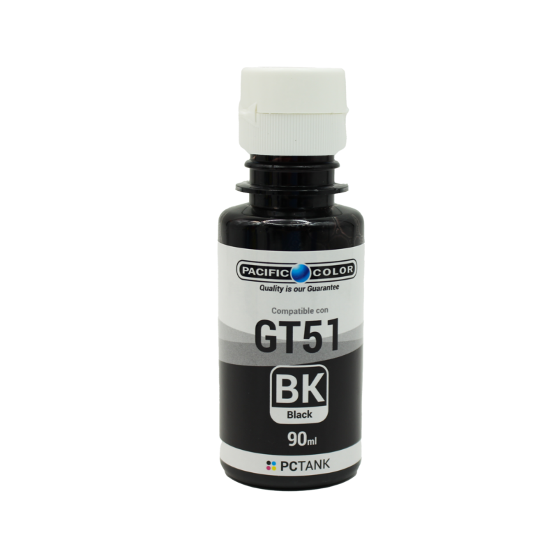botella tinta compatible gt51black black — vista 2