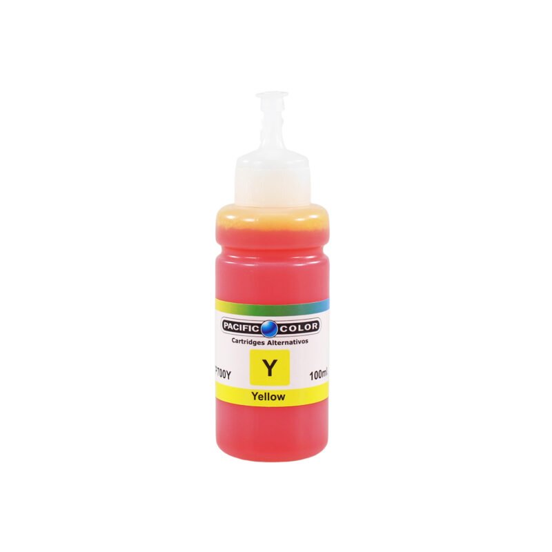 botella tinta pacific color compatible epson l100/l200 yellow. — vista 2