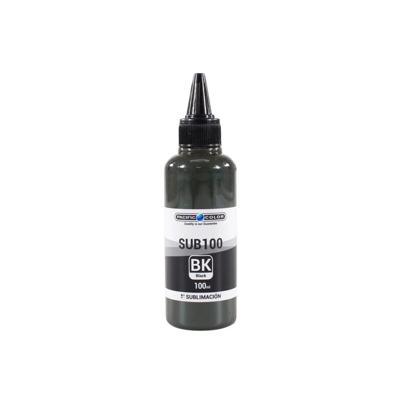 botella tinta pacific sublimacion universal color compatible e tank epson / canon / hp desktop inkjet printers black — vista 2