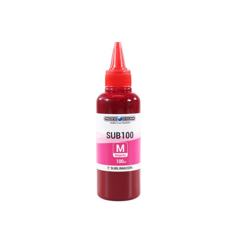 botella tinta pacific sublimacion universal color compatible e tank epson / canon / hp desktop inkjet printers magenta — vista 2