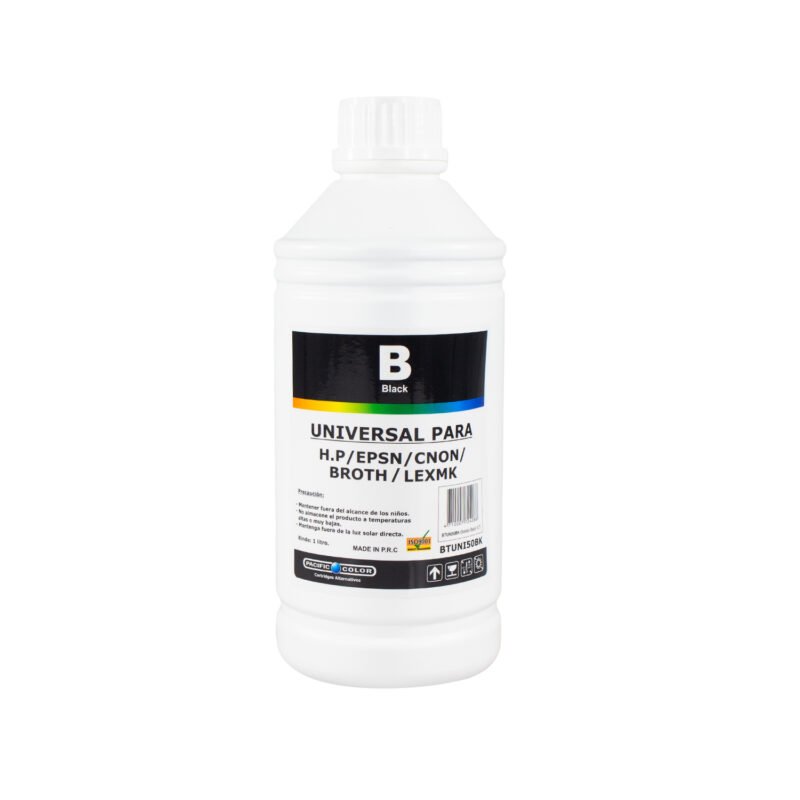 botella tinta 1 lt hp universal para /epson/canon/brother