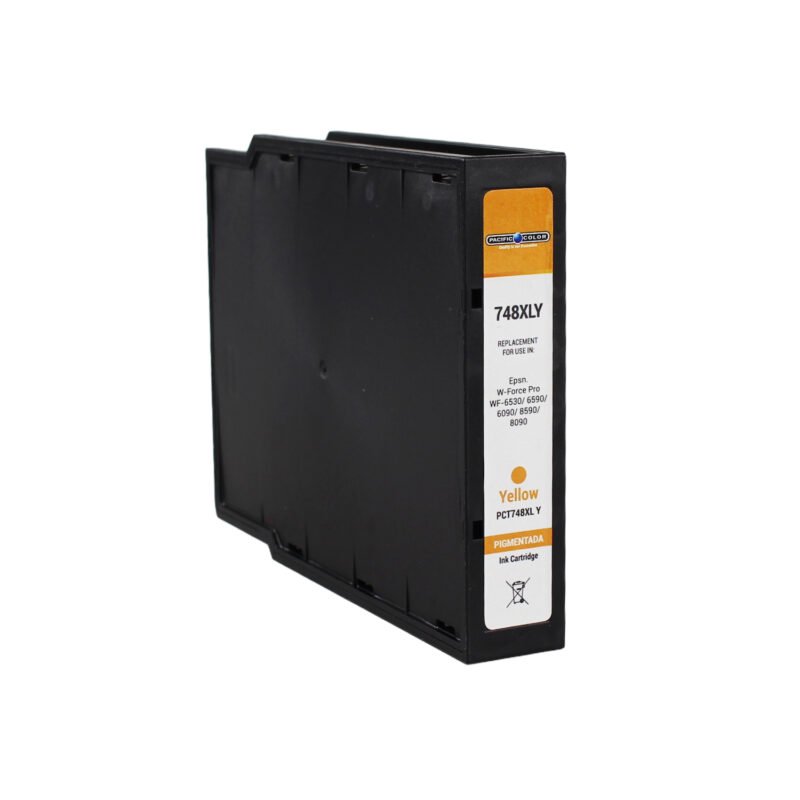 cartucho tinta pigmentada compatible epson.w force prowf 6530/ 6590/ 6090/8590/ 8090 yellow — vista 2