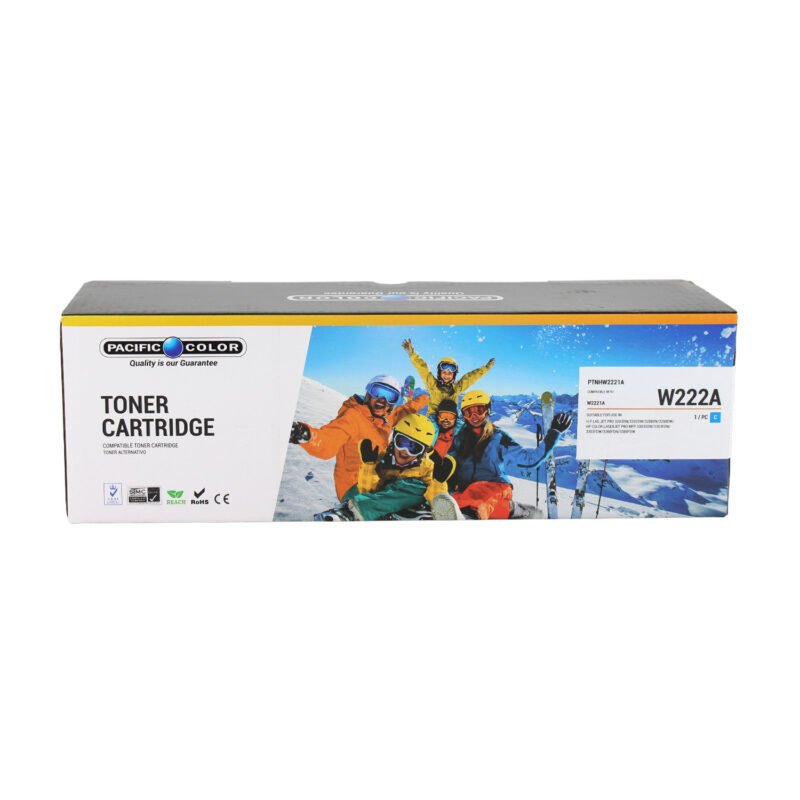 toner pacific color compatible con hp w2221a cyan