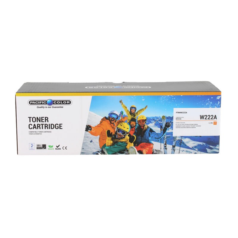 toner pacific color compatible con hp w2222a yellow