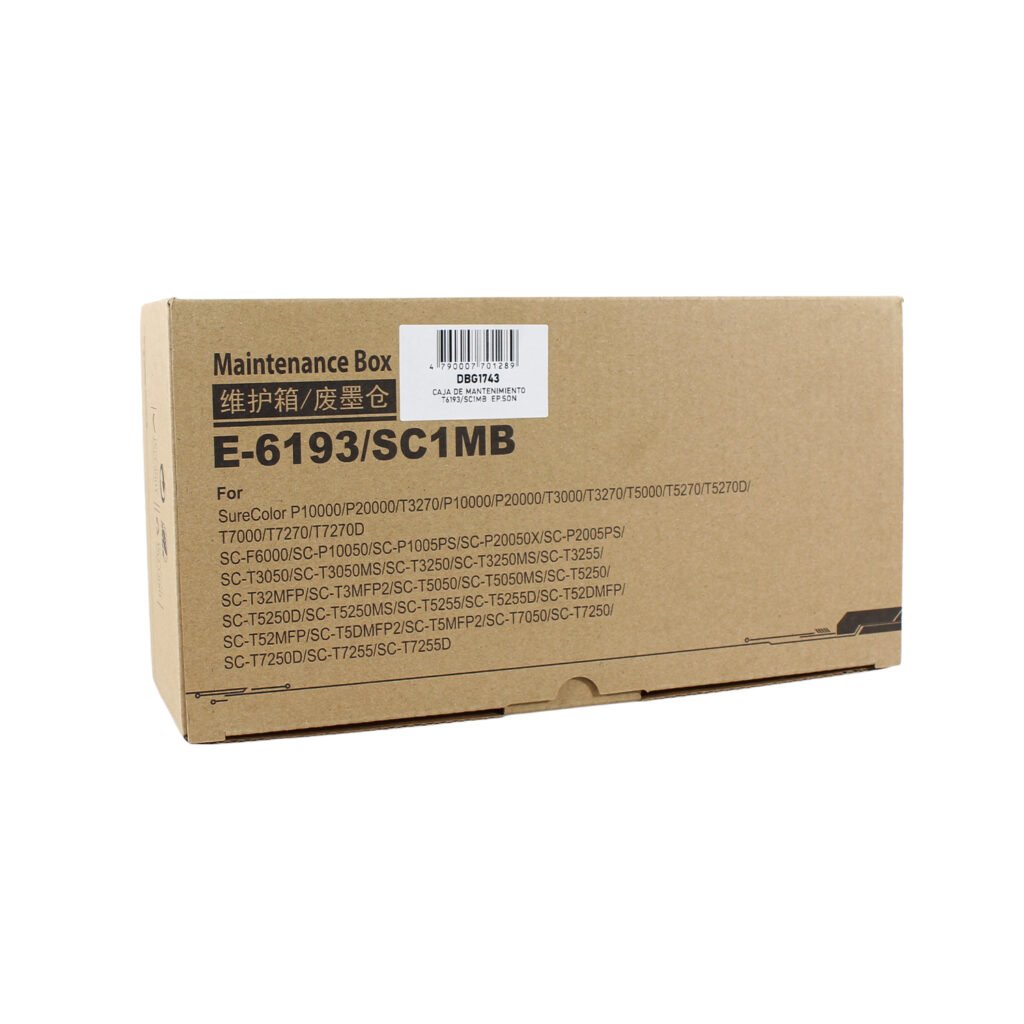 caja de mantenimiento t6193sc1 compatible epson